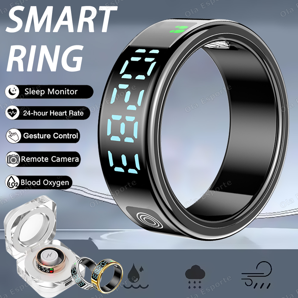 Men Accessories Jewellery - Anillo inteligente SR08 con caja de