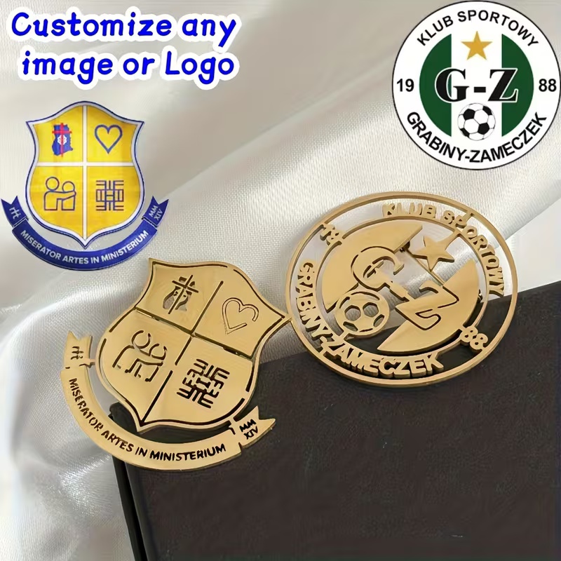 Men Accessories Gift Set - Broche con logotipo personalizado, creatividad simple,