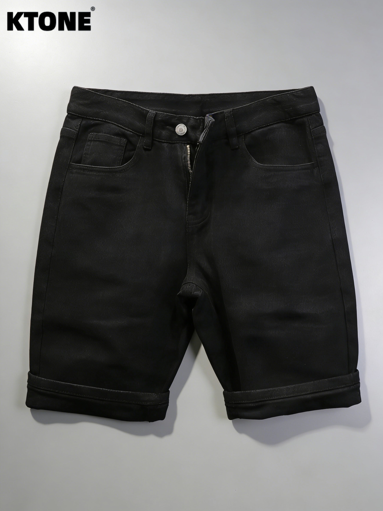 Men'S Accessories For Jeans - Pantalones vaqueros lisos, pantalones cortos de