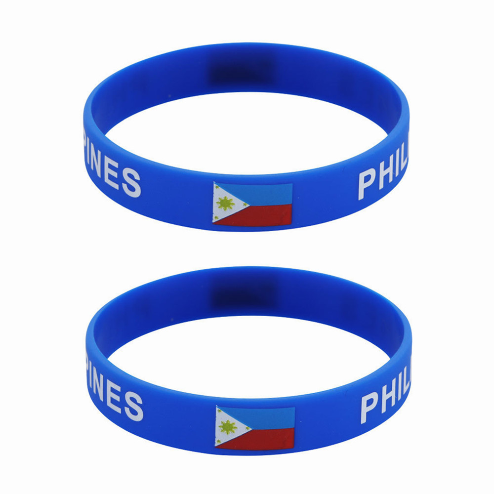 Men'S Accessories Philippines - Pulsera de silicona con bandera de