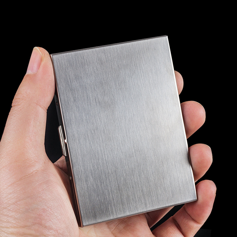 Men Accessories Box - Caja de cigarrillos delgada abatible elegante