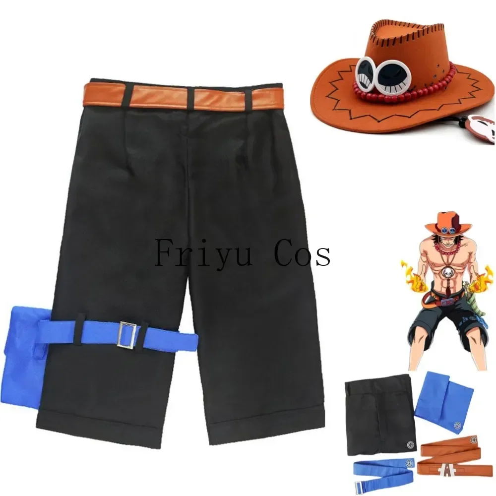 Men Accessories Hat - Disfraz de Anime Portgas·D· Ace, disfraz