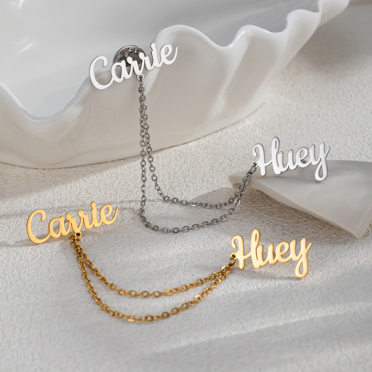 Men Accessories Name - Pin de Solapa Personalizado DIY con