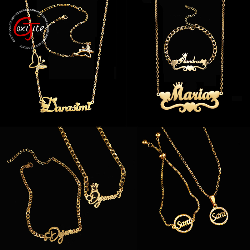 Men Accessories Gift Set - Goxijite-collar con nombre personalizado para mujer,