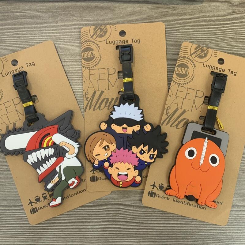 Men Accessories Name - Etiqueta de equipaje de Chainsaw Man,