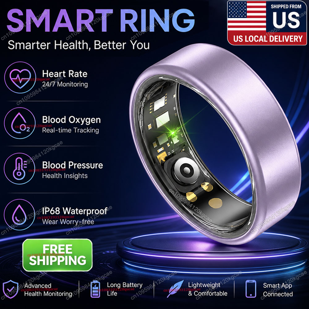 Men Accessories Jewellery - Anillo Inteligente con Monitor de Frecuencia