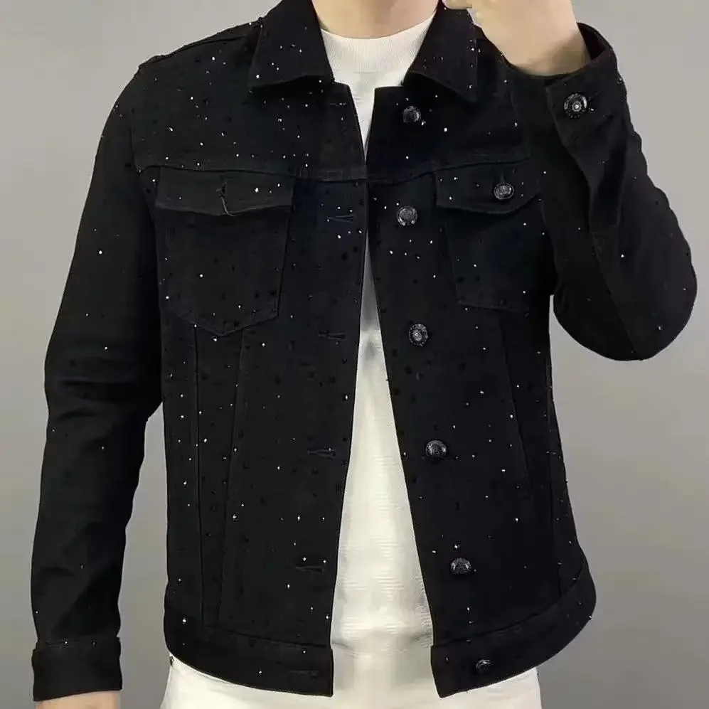 Men'S Accessories For Jeans - Abrigo vaquero para hombre, chaquetas vaqueras