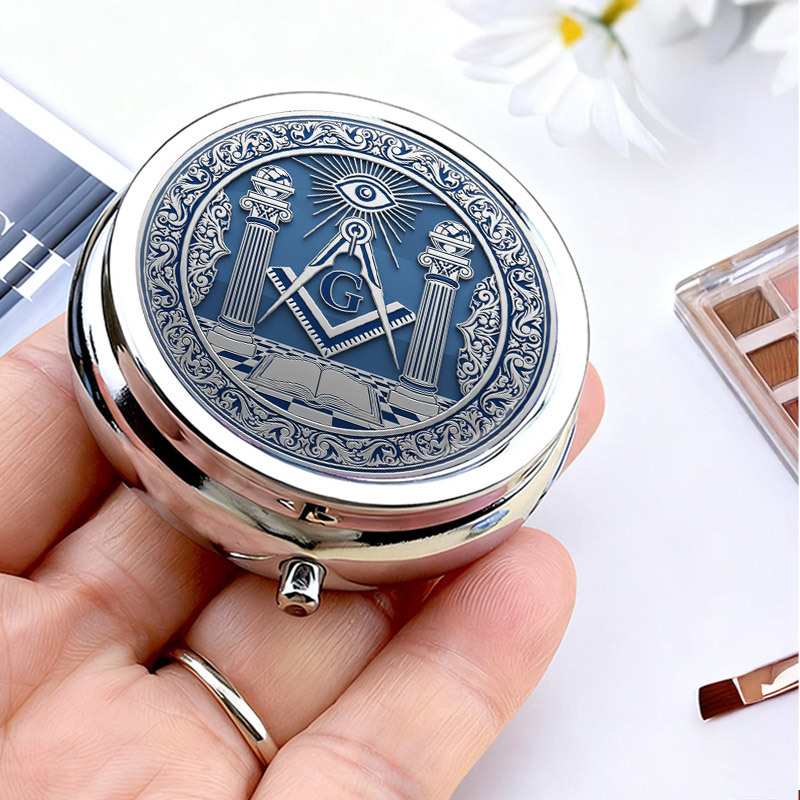 Men Accessories Gift Box - Caja de pastillas cuadrada de metal