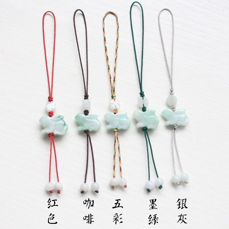 Men Accessories Jewellery - Personalización Esmeralda Natural conejo chino DIY