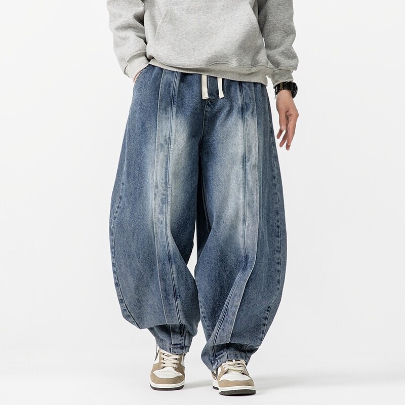 Men'S Accessories For Jeans - 2025 nuevos pantalones Harem Vintage para