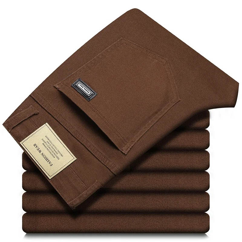 Men'S Accessories For Jeans - Pantalones vaqueros elásticos informales de negocios
