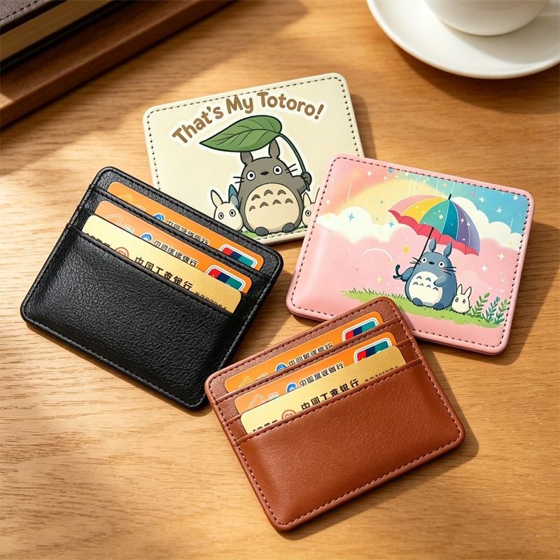 Men Accessories Box - Cartera Delgada con Diseño de Totoro