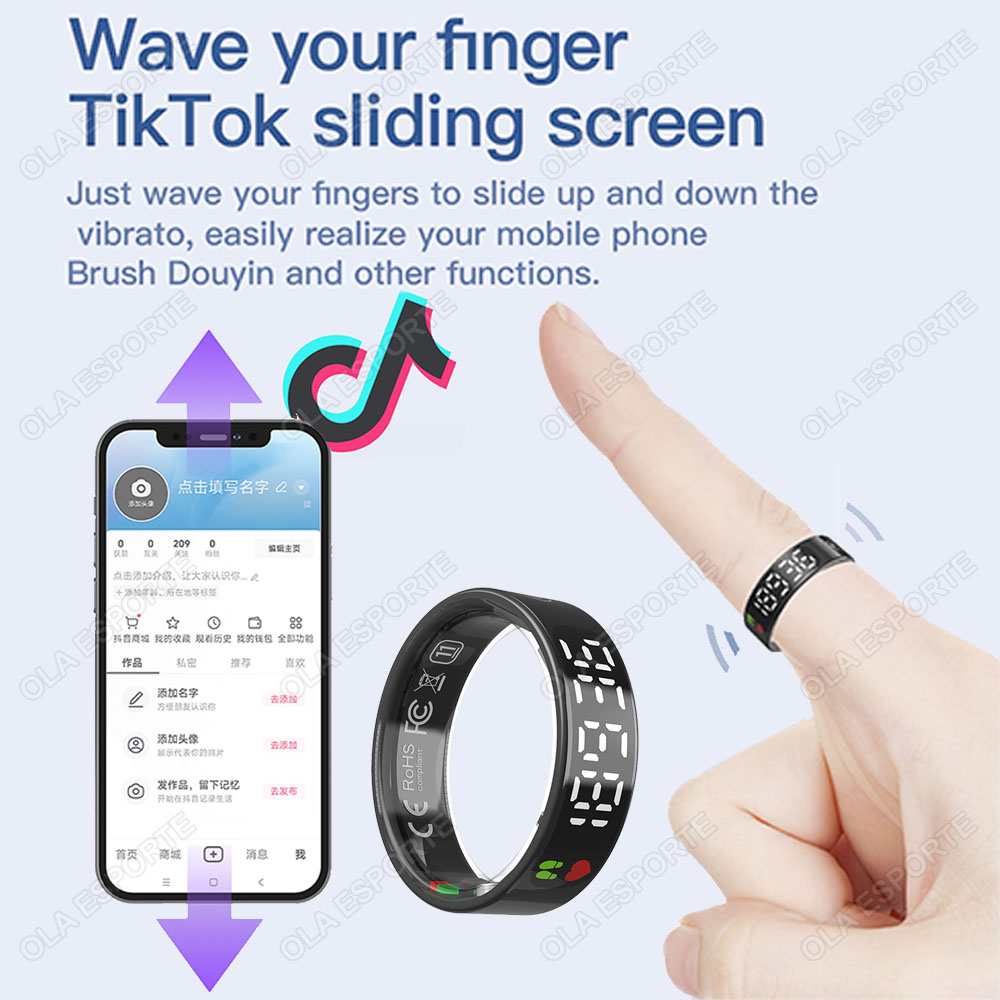 Anillo inteligente SR08 con ca - Men Accessories Jewellery reseña y precio