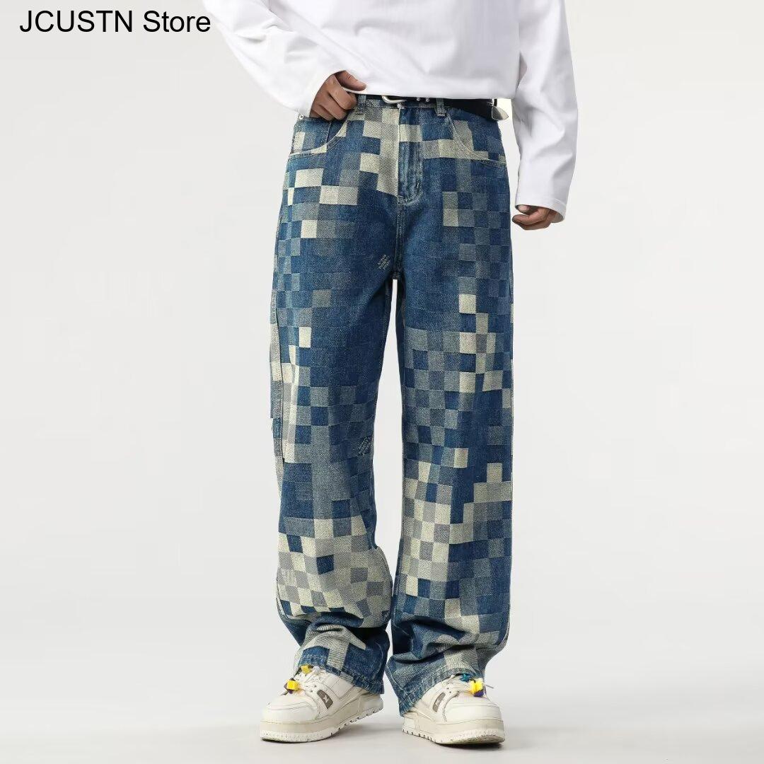 Pantalón de pierna recta de mo - Men'S Accessories For Jeans reseña y precio