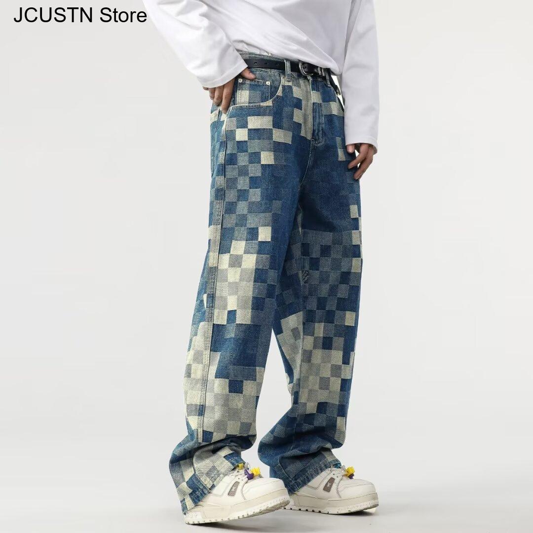 Pantalón de pierna recta de mo - Men'S Accessories For Jeans reseña y precio