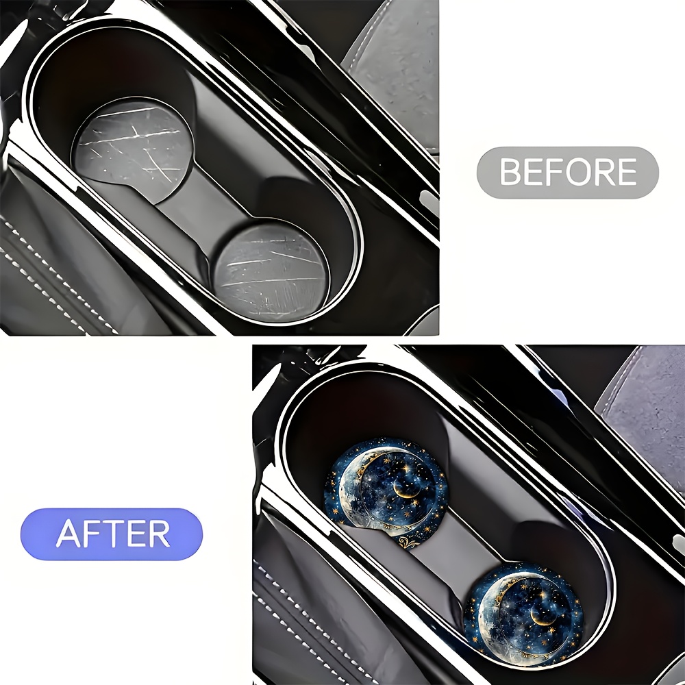 2 posavasos para coche con dis - Men Accessories Box reseña y precio