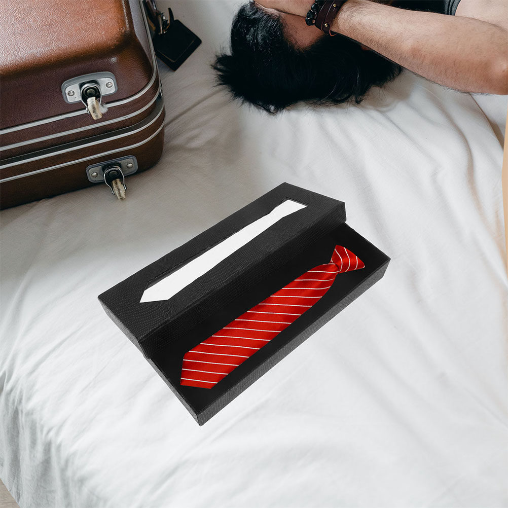 Caja para Corbatas de Cartón E - Men Accessories Gift Box reseña y precio
