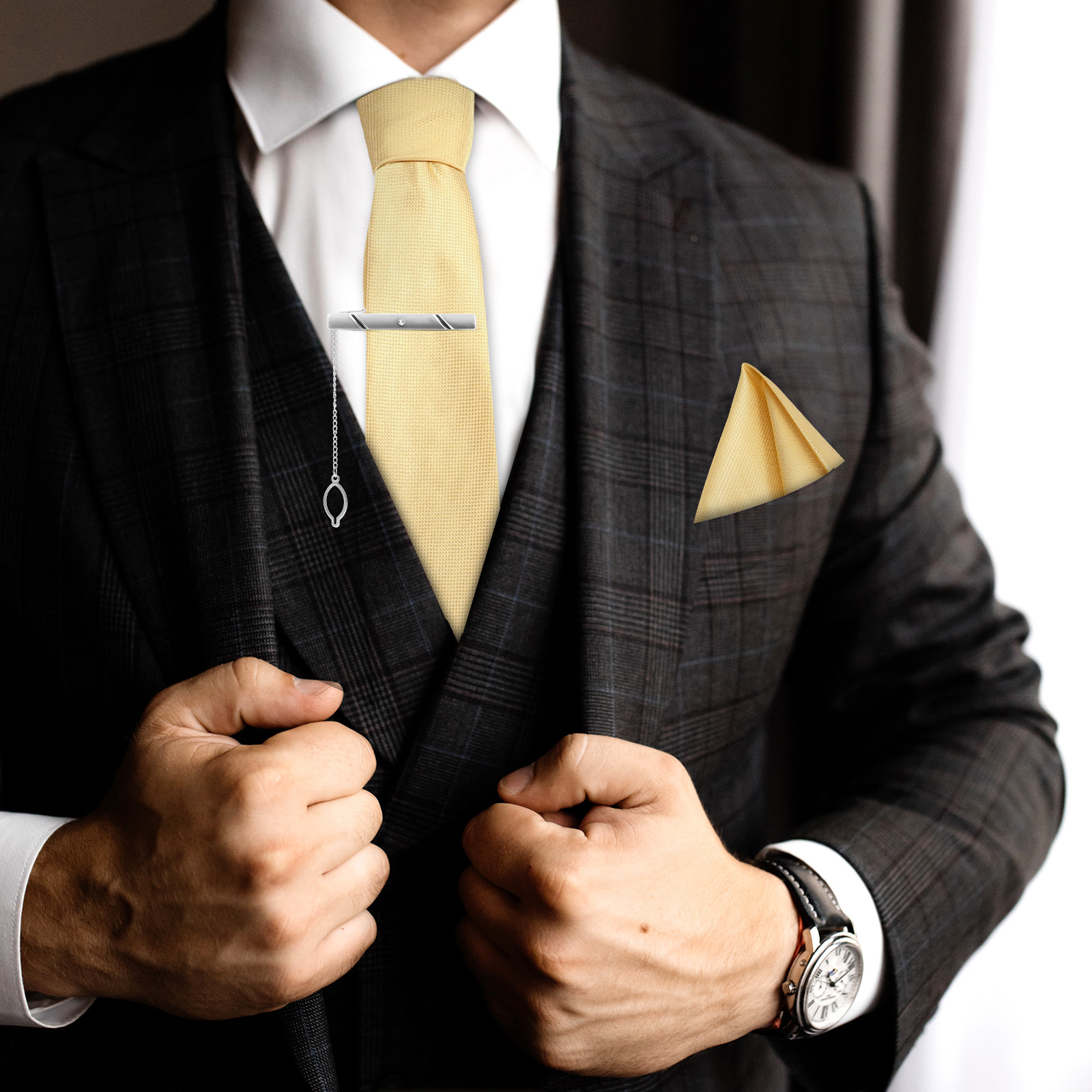 Juego de 5 piezas: Corbata, Pa - Tie Clip Set reseña y precio