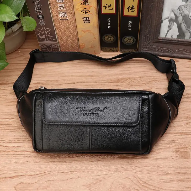 Riñonera de Cuero Genuino para - Men Accessories Box reseña y precio