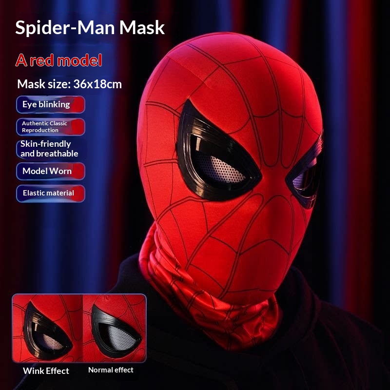 Máscara de Spider-Man con Ojos - Men Accessories Hat reseña y precio