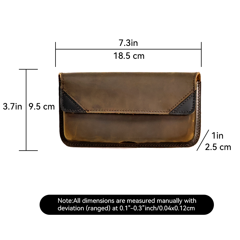 Riñonera de cuero genuino para - Men Accessories Box reseña y precio