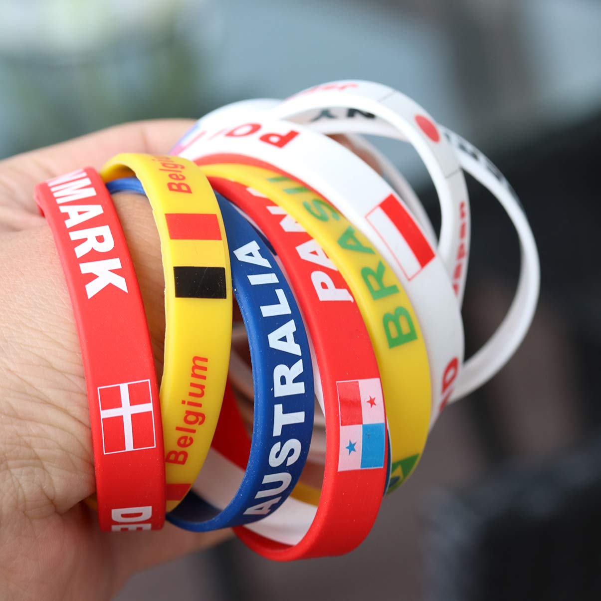 Pulsera de silicona con bander - Men'S Accessories Philippines reseña y precio