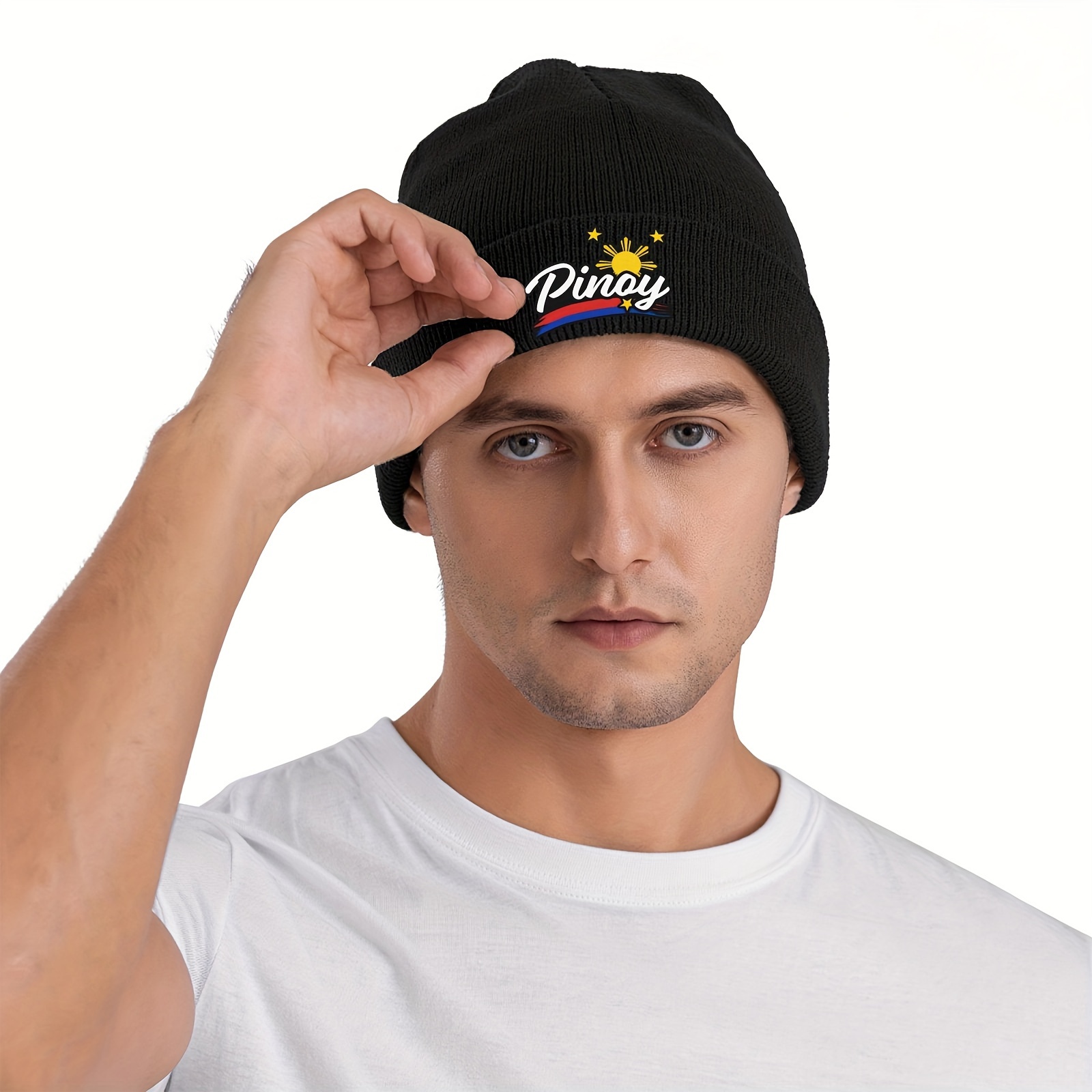 Gorro de punto con patrón trad - Men'S Accessories Philippines reseña y precio