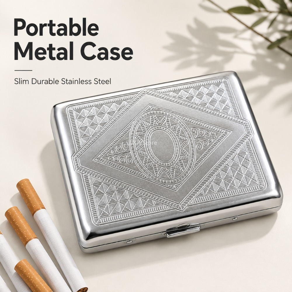Caja de Cigarrillos de Acero I - Men Accessories Box reseña y precio