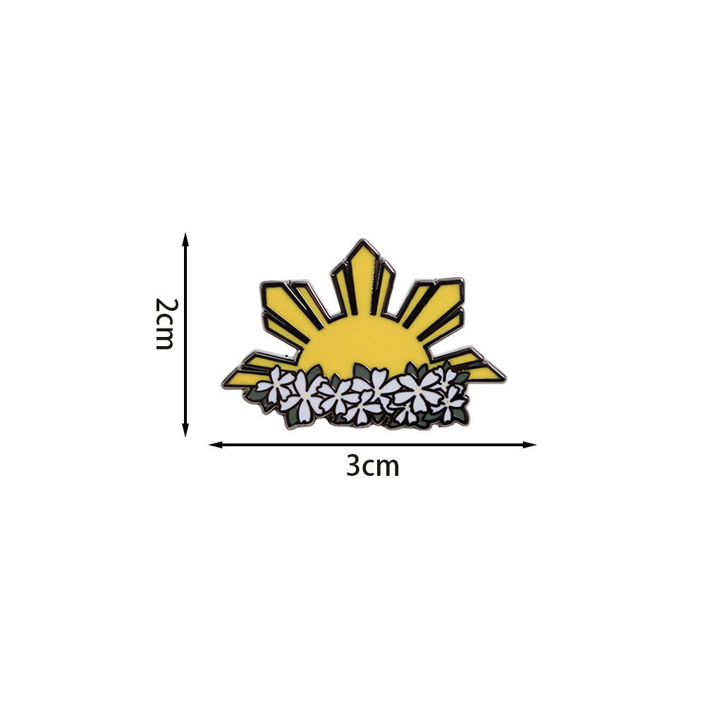 Broche de flor de sol filipino - Men'S Accessories Philippines reseña y precio