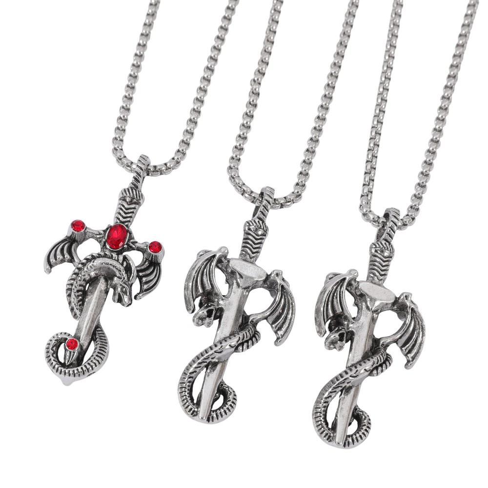 Collar retro de aleación de es - Men Accessories Necklace reseña y precio