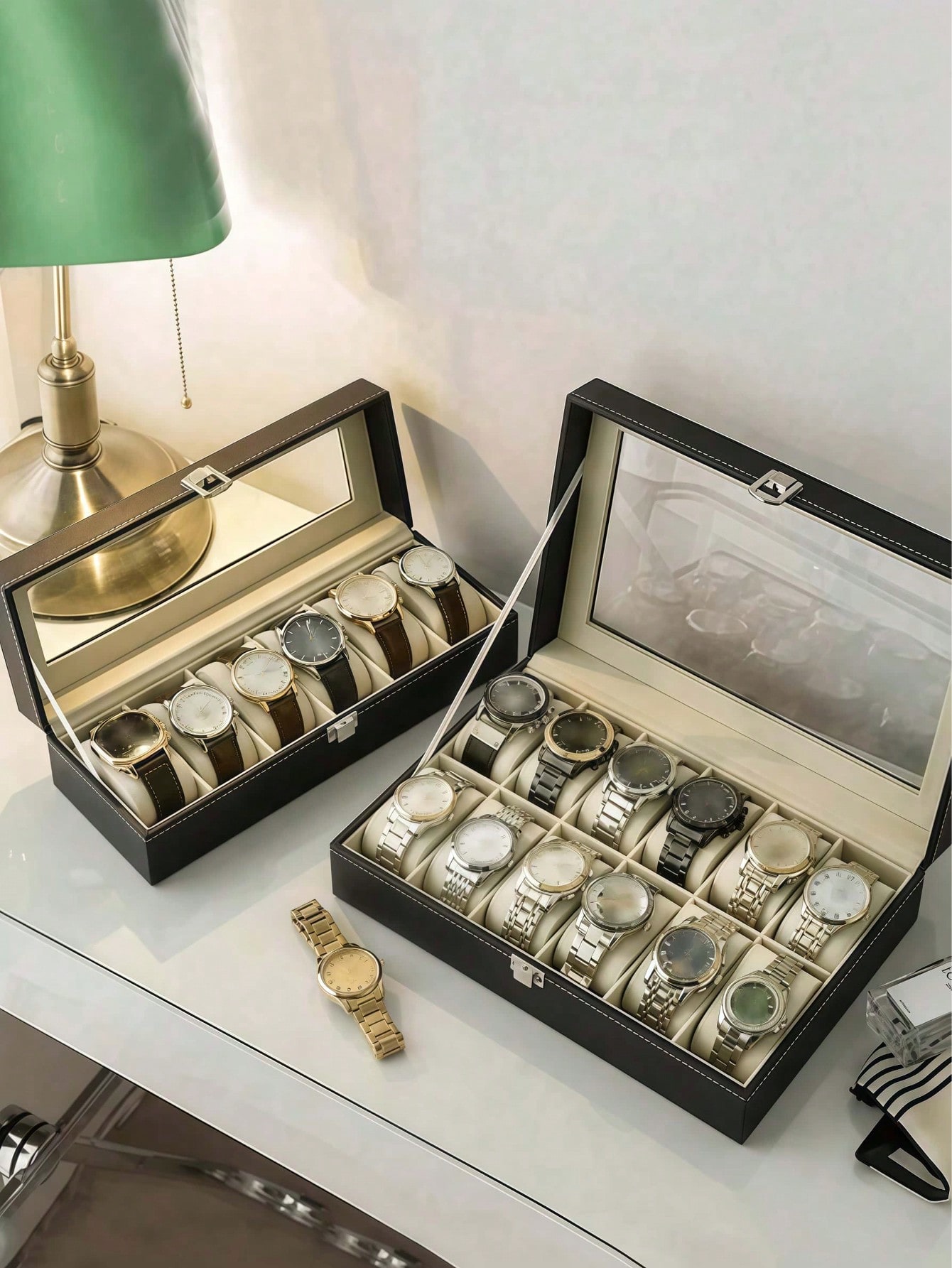 Caja de Relojes de Cuero con C - Men Accessories Box reseña y precio