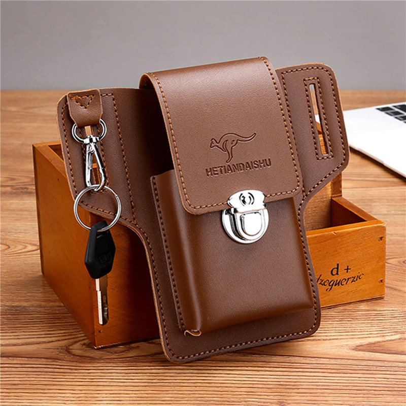 Bolso con cinturón para teléfo - Men Accessories Box reseña y precio