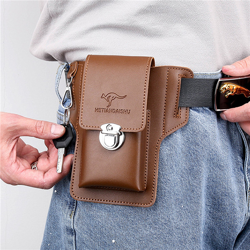 Bolso con cinturón para teléfo - Men Accessories Box reseña y precio