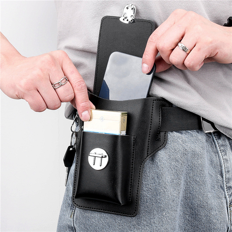 Bolso con cinturón para teléfo - Men Accessories Box reseña y precio