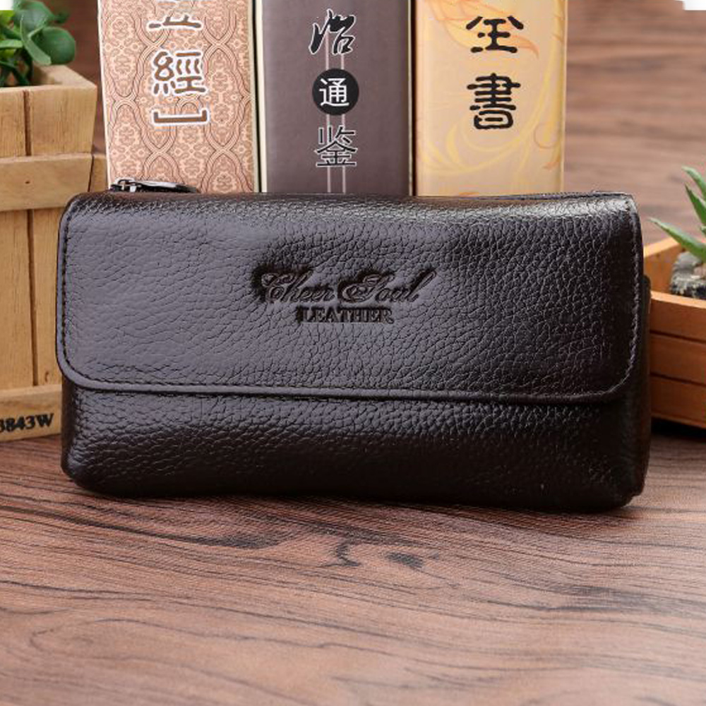 Riñonera de piel de vaca autén - Men Accessories Box reseña y precio