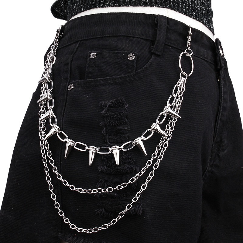 Hip Hop Punk Rock pantalones d - Men'S Accessories For Jeans reseña y precio