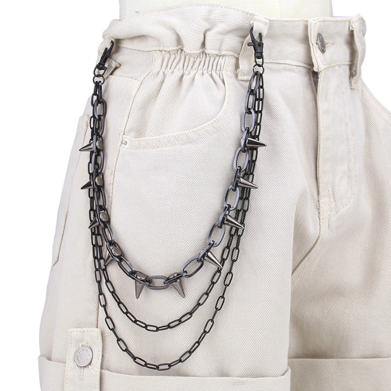 Hip Hop Punk Rock pantalones d - Men'S Accessories For Jeans reseña y precio