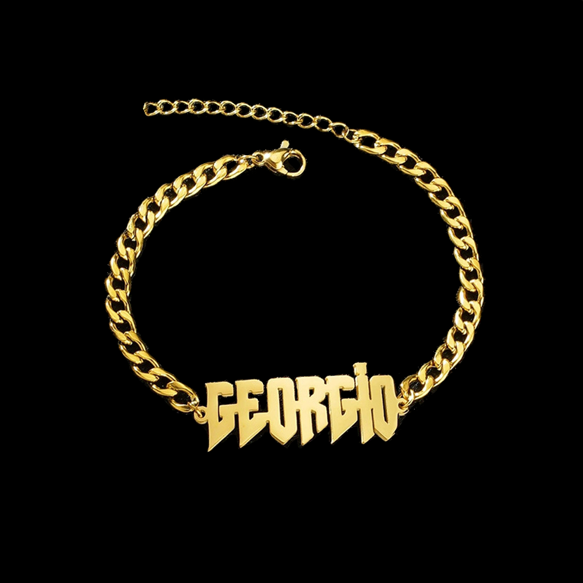 Pulsera con placa de identific - Men Accessories Name reseña y precio