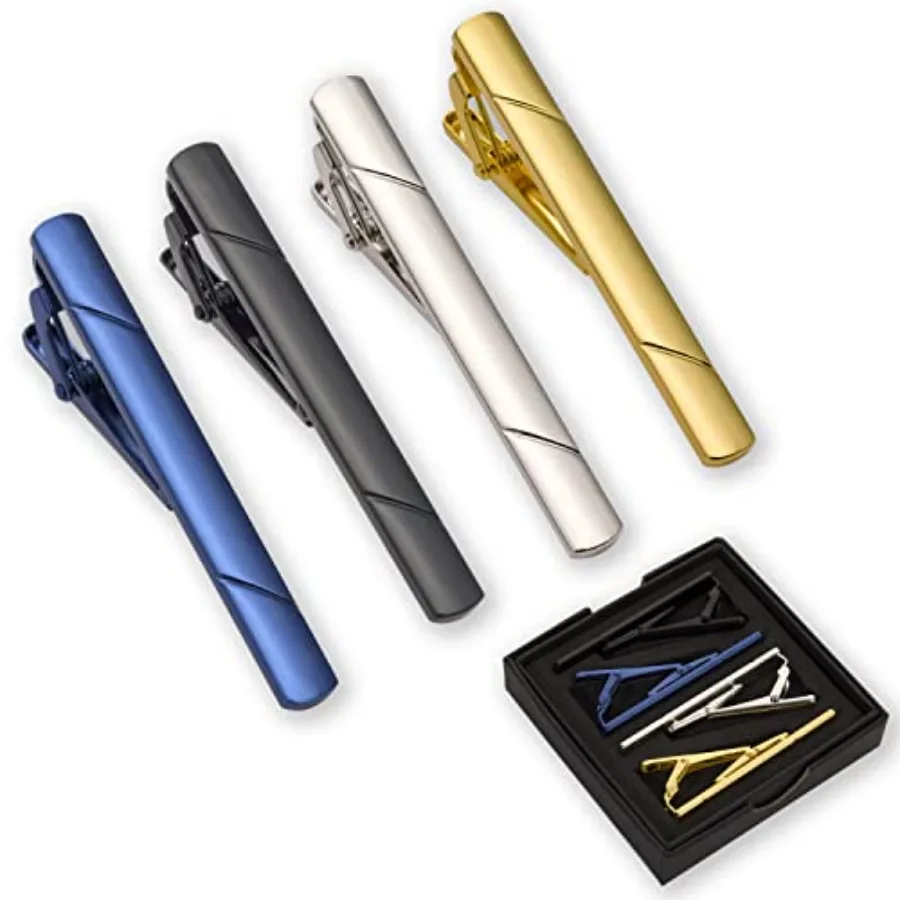 4 pinzas para corbata para hom - Men Accessories Gift Box reseña y precio
