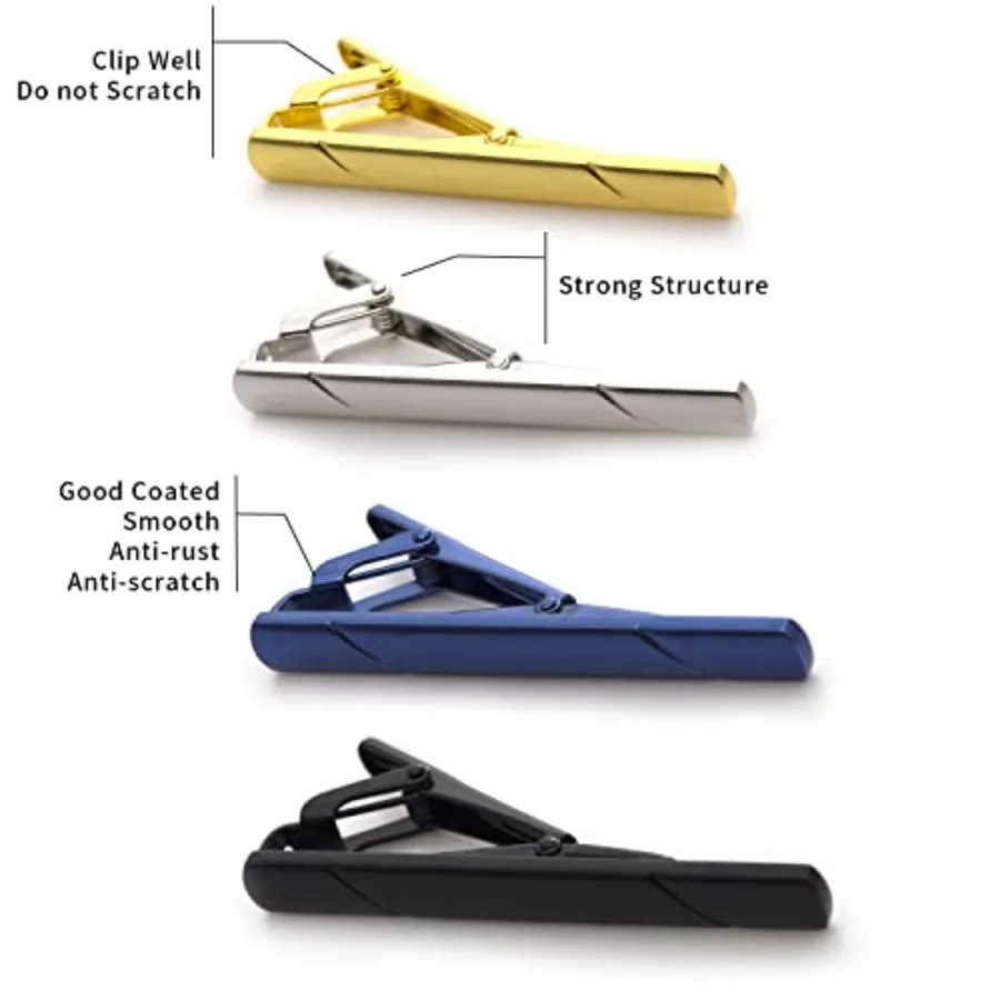 4 pinzas para corbata para hom - Men Accessories Gift Box reseña y precio