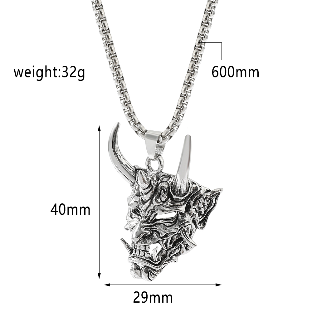 Collar con Colgante de Máscara - Men Accessories Necklace reseña y precio