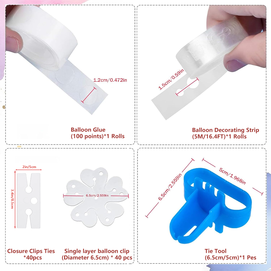 Kit de Guirnalda de Globos de  - Tie Clip Set reseña y precio