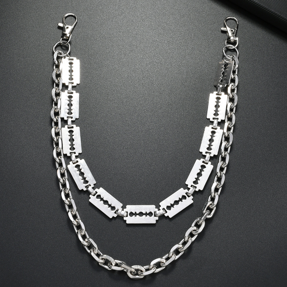 Llaveros de cadena de metal pu - Men'S Accessories For Jeans reseña y precio