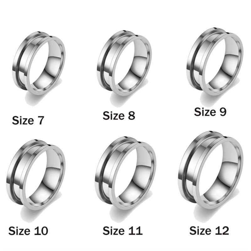 5 Piezas de Anillos en Blanco  - Men Accessories Jewellery reseña y precio